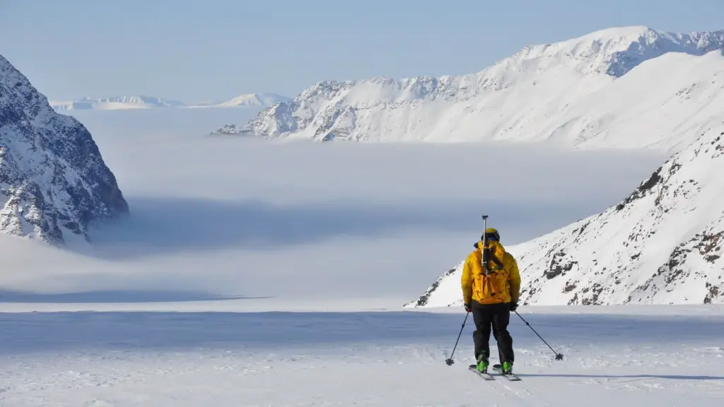 Skiing with a rifle SVALBARD FREERIDE.webp