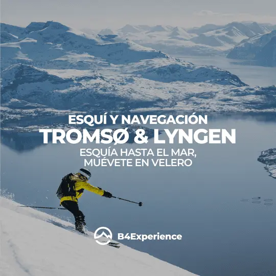 TROMSØ LYNGEN ESQUÍ EN VELERO