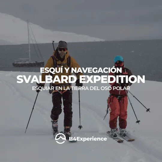 ESQUÍ EN SVALBARD EN VELERO