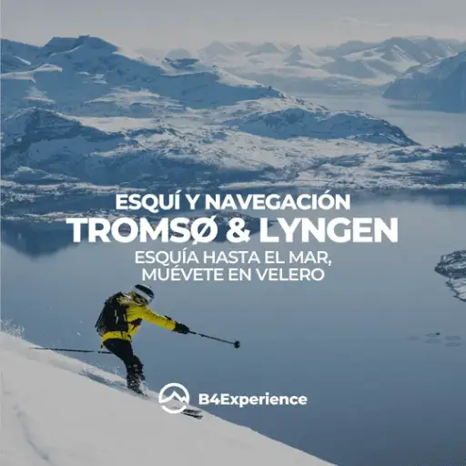TROMSØ LYNGEN ESQUÍ EN VELERO